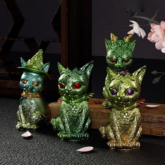 Devil Cat Mould Heat Resistance Easy Demoulding 3D Design DIY Silica Gel Demon Pirate Cat AVE