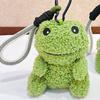 Игрушки для тряски, плюшевая игрушка, брелок для ключей, мультяшный рюкзак, мультяшная лягушка, брелок для детей