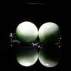 10mm Itoigawa Natural Jadeite Bead Earrings Spring with Silicone Jadeite Workshop Guarantee Japanese National Jomon Power Stone APS0119 (Screw Cover)