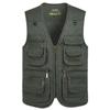 Мужской жилет на весну и осень, мужской жилет большого размера, практичный, с несколькими карманами для рыбалки
