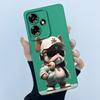 Чехол для Infinix Hot 30 30i 30 Play 4G 5G Милый Квадратный Жидкий Мягкий Задний Чехол для Infinix Hot30i Hot30Play Funda Capa Coque