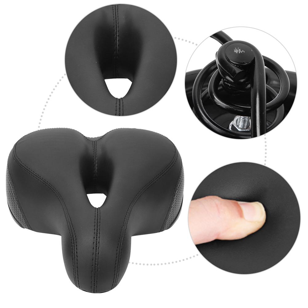 Мягкая подушка для сиденья велосипеда, водонепроницаемая, удобная замена седла велосипеда с дождевиком