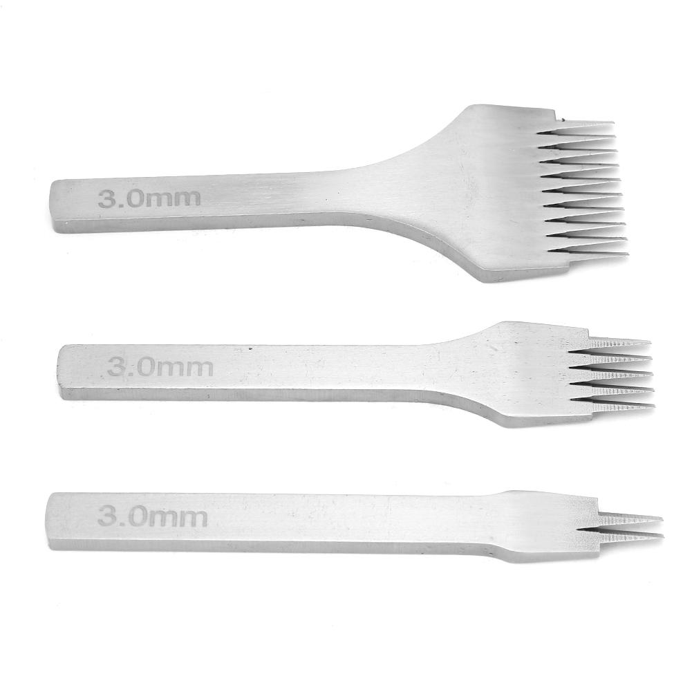 3 шт. Ручная работа Кожа PrO Stitch 2.73.03.383.85 мм Кожаный дырокол Инструмент(3.0mm)