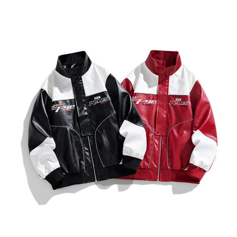Осенне-зимняя новая мужская куртка из искусственной кожи, мотоциклетная куртка с воротником-стойкой, корейская облегающая модная мужская одежда