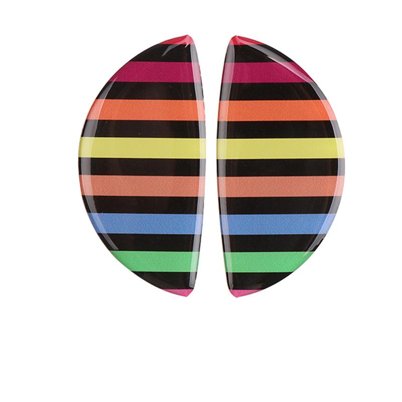 2 шт. автомобильные наклейки для MINI COOPER R56 R55 R60 R61 Countryman F55 F56 F60, кристалл, эпоксидный интерьерный аксессуар, дверная ручка автомобиля