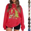 Women's Fashion Long-Sleeve Pullover Sweatshirt With Fun Christmas  Print