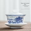 Sushih Guochao Blue & White Ceramic Gongfu Tea Set