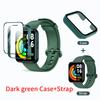 9D Glass Case +Strap For Redmi Watch 2 Lite PC Hard Cover Screen Protector Watchband Bracelet for Redmi Watch2 Lite Accessories
