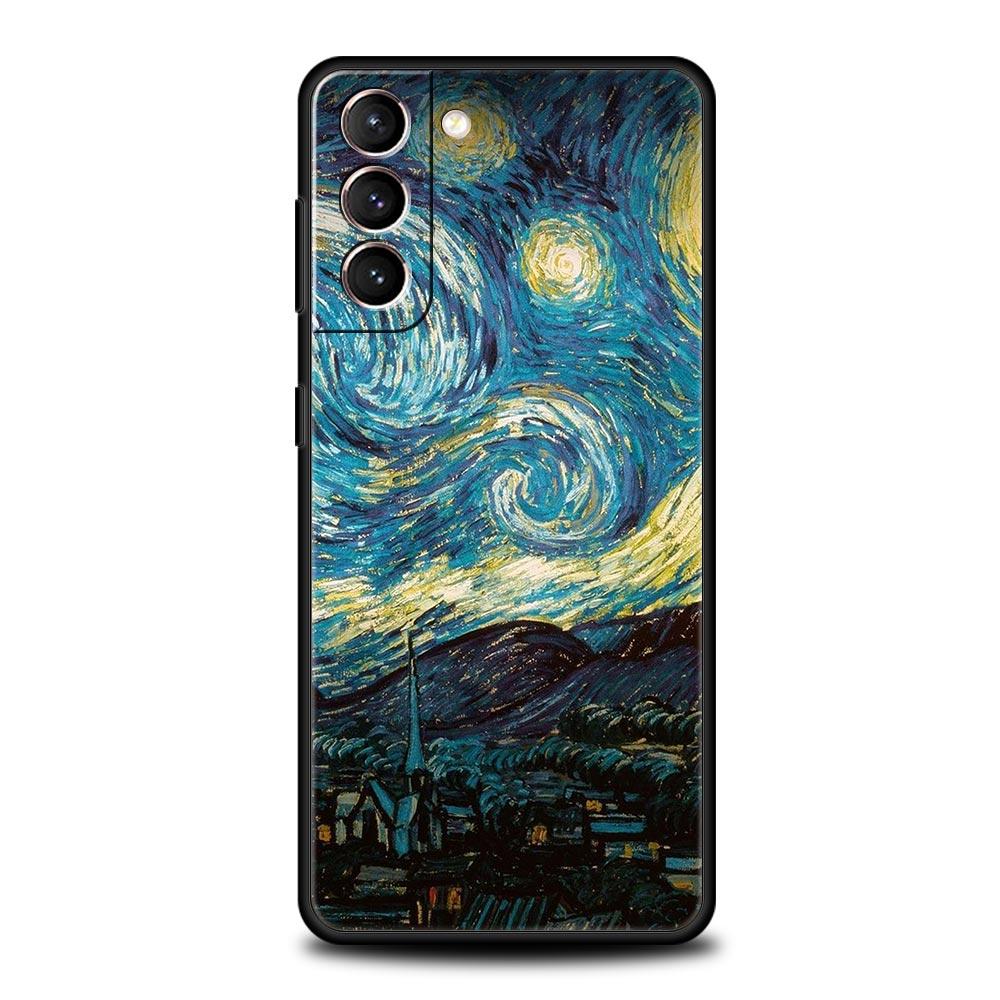 Мягкий чехол для телефона с рисунком в стиле ренессанс для Samsung Galaxy S24 S23 S22 S20 Ultra S21 FE 5G S10 S9 Plus S10E S8 20 TPU Cover