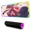 houshou marine Mouse Pad RGB Gaming Mousepad Big LED Pad PC Desk Mat Luminous Mouse Pad Large Keyboard Mats Table Rug With