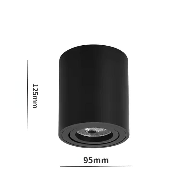 Новый литой потолочный светильник с цветным дисплеем, монтируемый на поверхность, антибликовый корпус кронштейна для светильника GU10, подстаканник