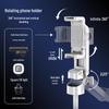 Компактный селфи-штатив с вращением на 360° и Bluetooth-пультом для прямых трансляций и фотографии