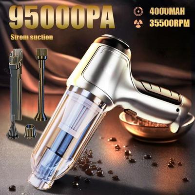 Новый 95000PA Портативный Автомобильный Пылесос Бесщеточный Мощный Ручной Чистки Автомобильные Аксессуары Беспроводной Пылесос Автомобильная Бытовая Техника