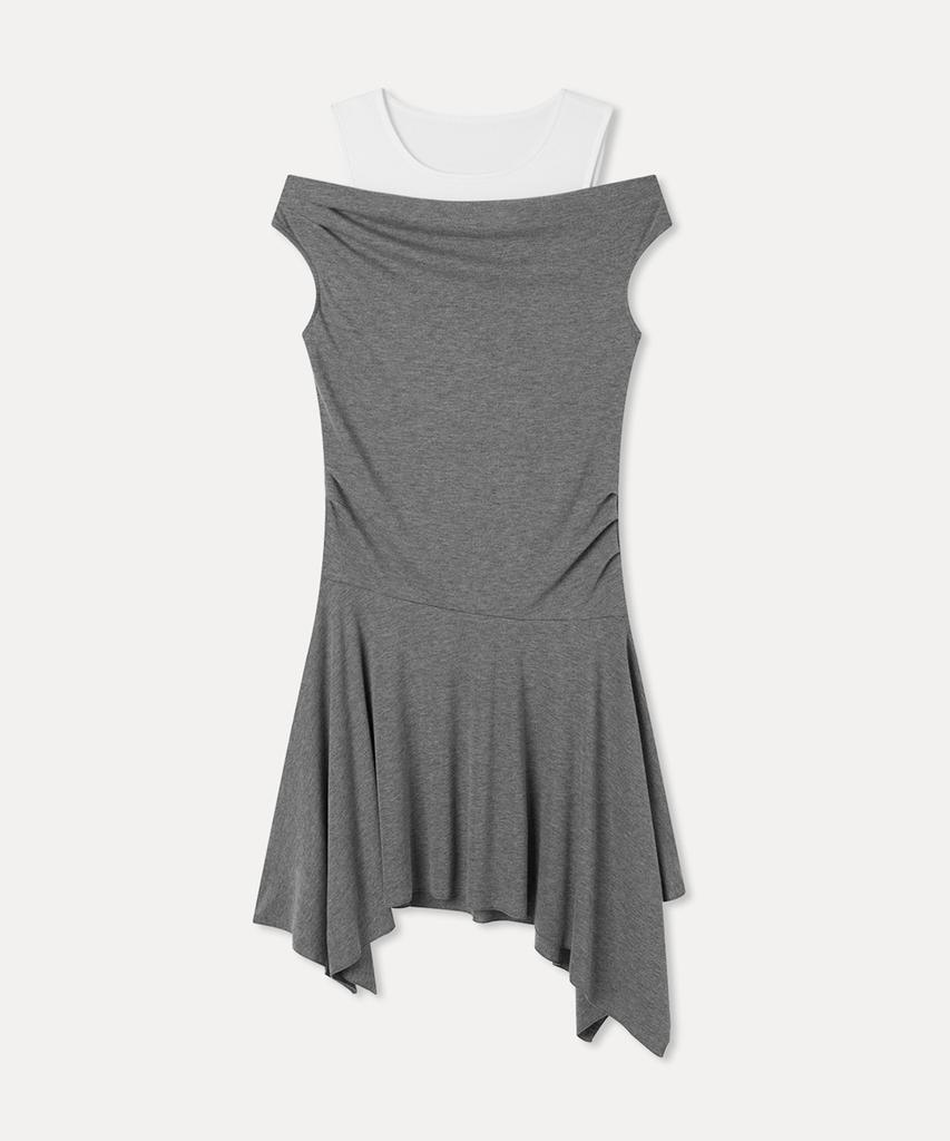 MIXXO Многослойное трикотажное платье_Miwomg609G