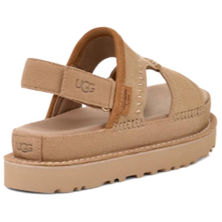UGG Сандалии Goldenstar на одной лямке Женские Светло-коричневые 1167369-SAN