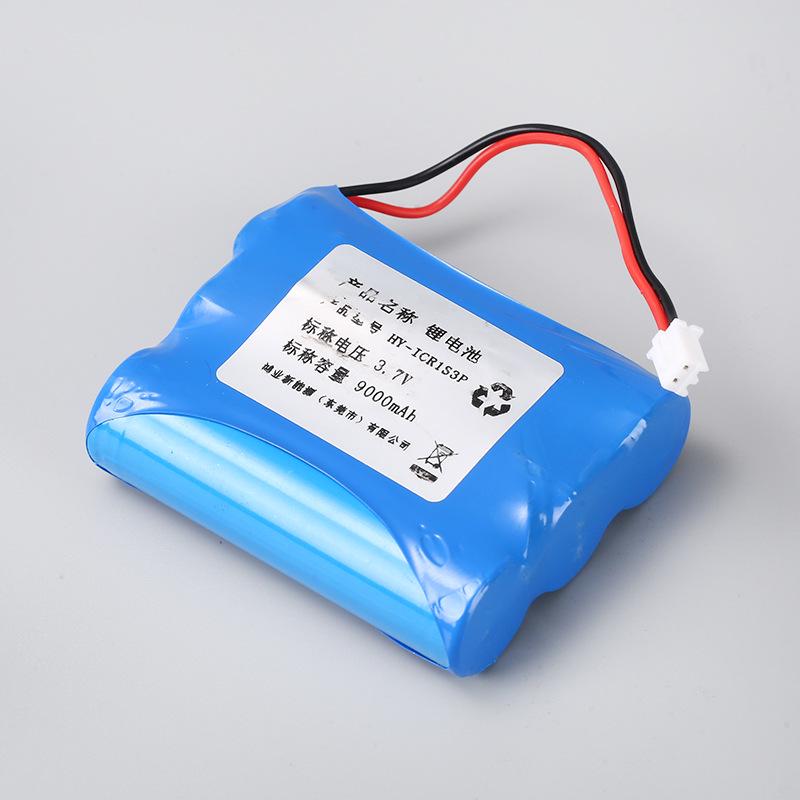 3.7V 9000mAh 18650 Lithium Battery Pack for LED Light/Sprayer/Emergency Light