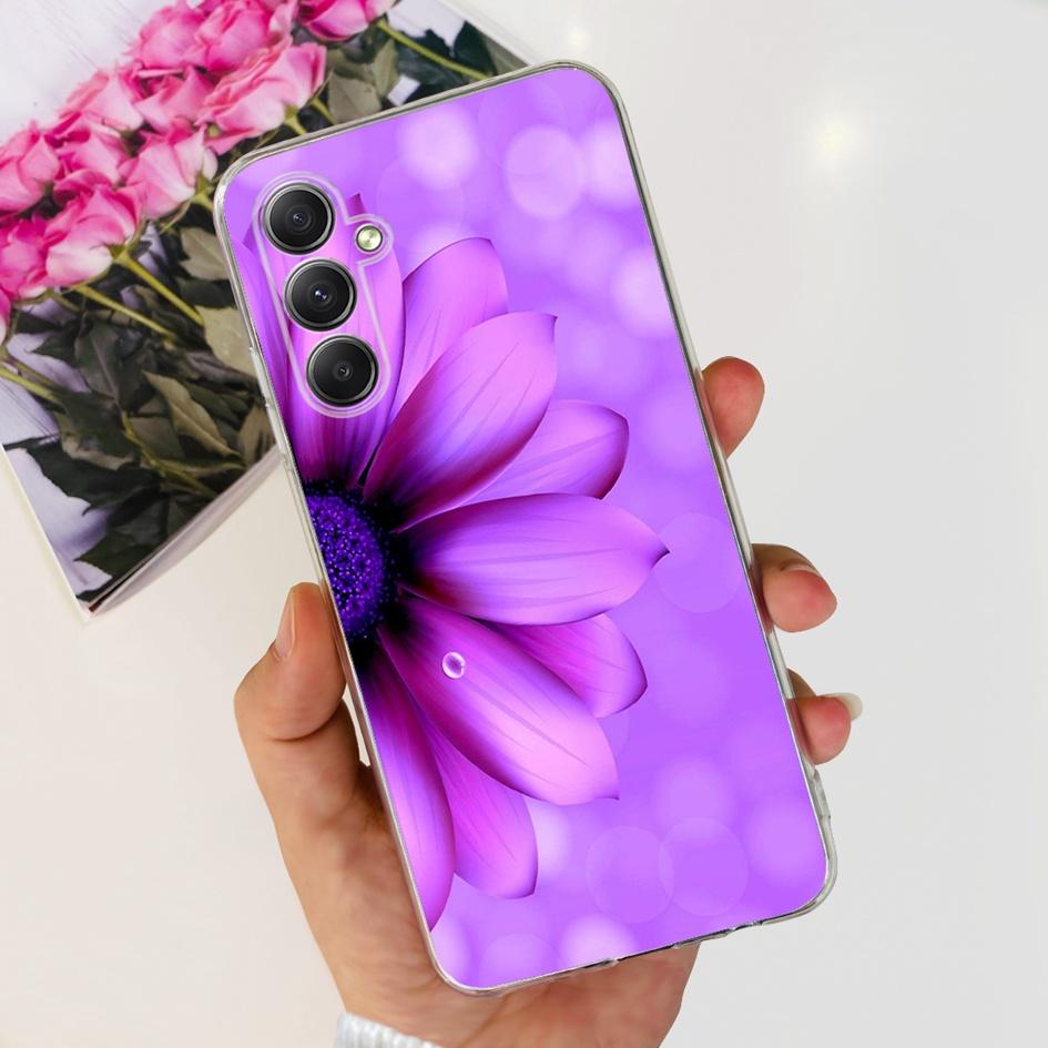 For Samsung Galaxy A25 5G Case Silicone Soft TPU Bumper Cute Cartoon Cat Butterfly Phone Cover For Samsung A25 5G 2023 A 25 Capa