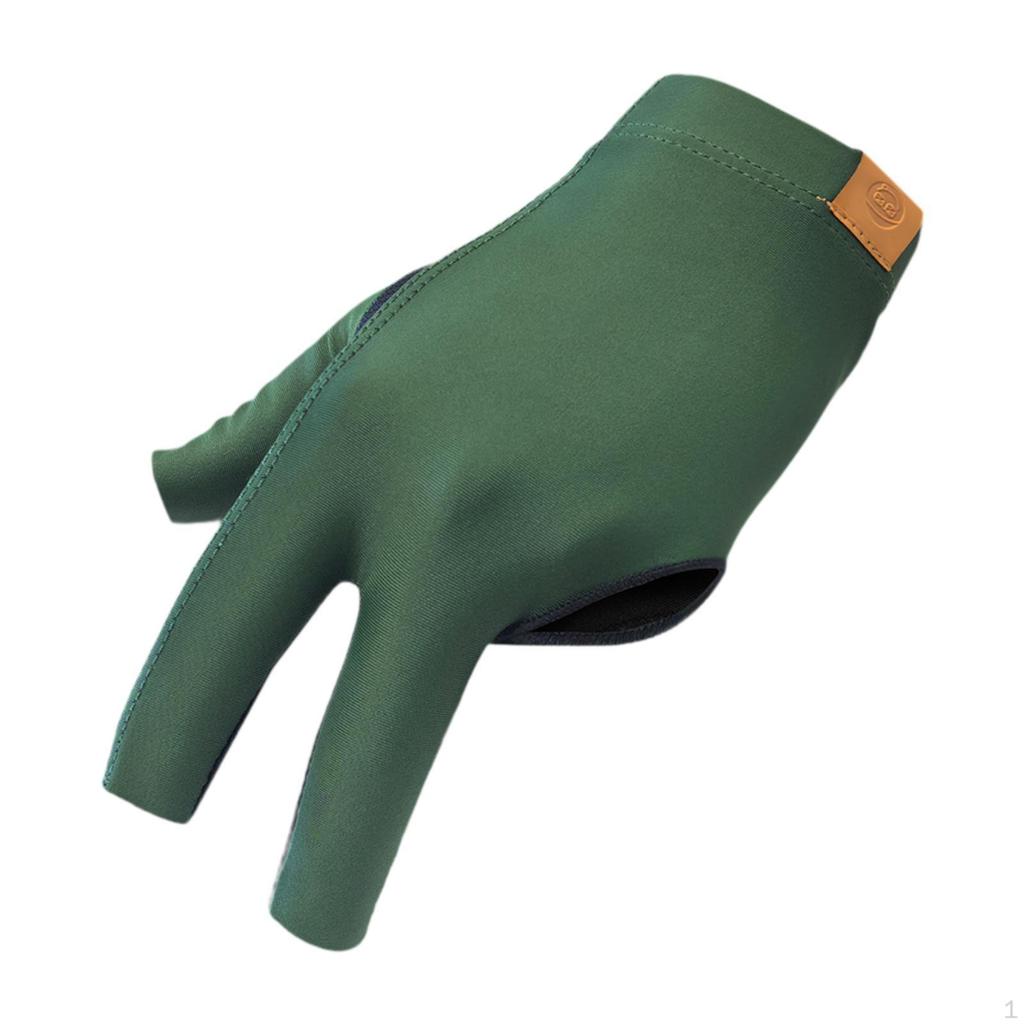 Перчатка для пула с тремя пальцами, износостойкая, не для бильярда, кий, пригодный для ношения женщинами