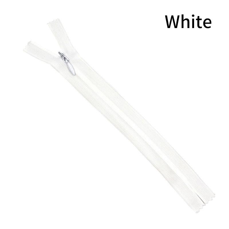 10PCs For Tailor Zippers Pull Charms Nylon Coil Zippers Invisible Zippers Lace Zipper Closure