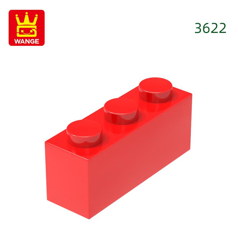 Нетоксичный 85 шт./лот 3622 1x3 точки Строительный блок Moc Классические аксессуары Совместим с Кирпич Детские игрушки Подарочная коробка