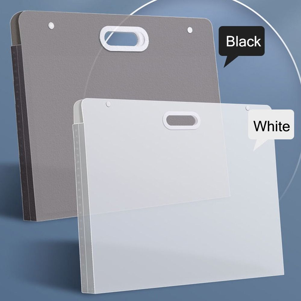 Portable File Folder High Quality 4K/8K/16K Waterproof Drawing Paper Collection Book A2/A3/A4 Picture Album School Office