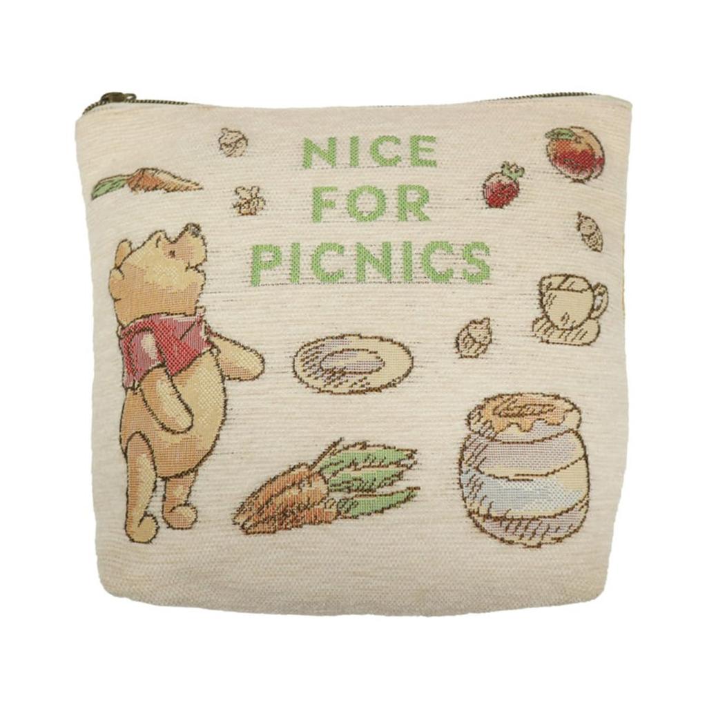 Marushin Disney Winnie the Nice for Small Item 2335042400 Pouch, Pooh, Picnic, Gift, Birthday, Makeup, Cosmetics, Holder,