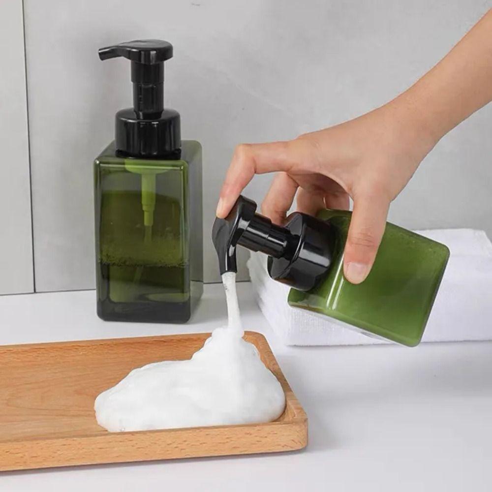Square Storage Bottles 250/450/650ml Shampoo Press Empty Bottles New Liquid Soap Dispenser