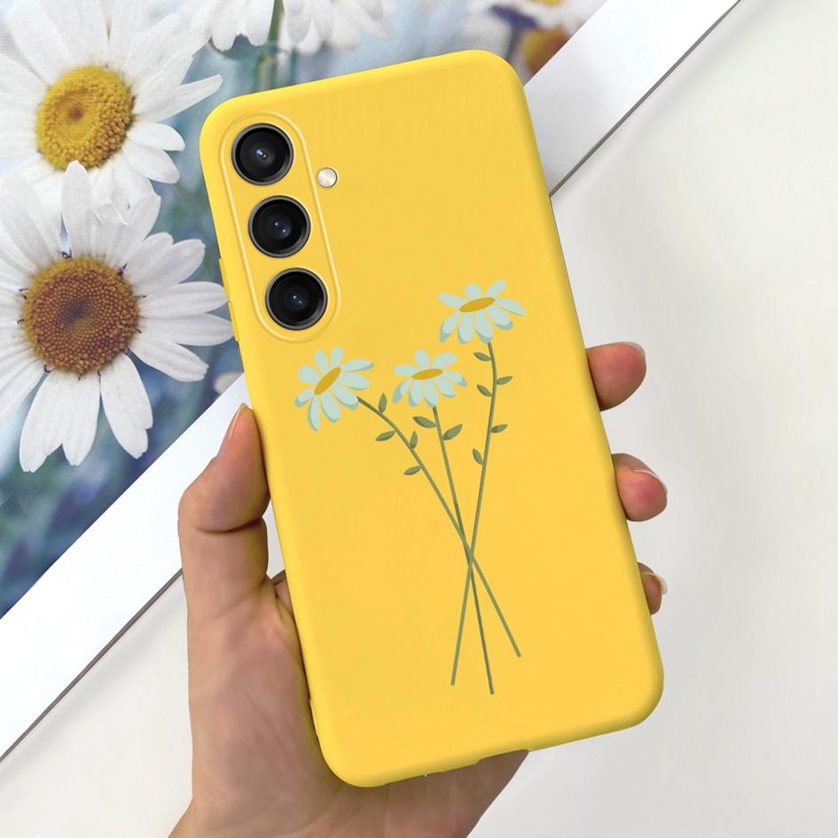 Чехол для Samsung Galaxy A25 2023 SM-A256B Популярный Цветочный Мультяшный Мягкий Силиконовый Funda Для Samsung A35 A25 5G A 25 Защитник