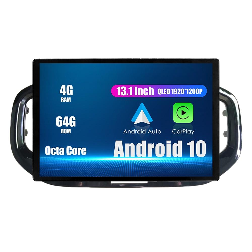 Автомобильное стереонавигационное головное устройство с Android-радио 13,1 дюйма, мультимедийный плеер GPS для Kia Kx1 2018-2020