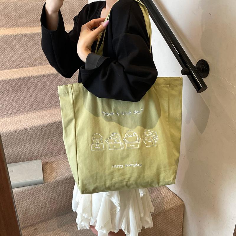 Новая женская универсальная повседневная сумка-тоут большой вместимости с принтом через плечо