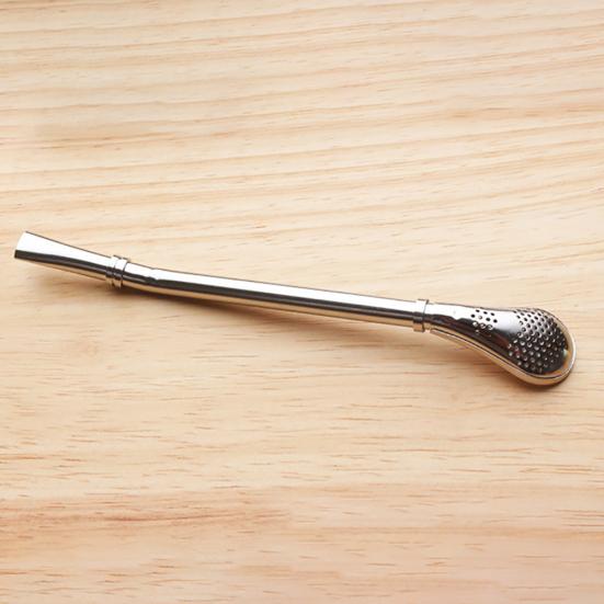 Многоразовая питьевая соломинка из нержавеющей стали, фильтр для кофе, чая йерба мате, барные инструменты