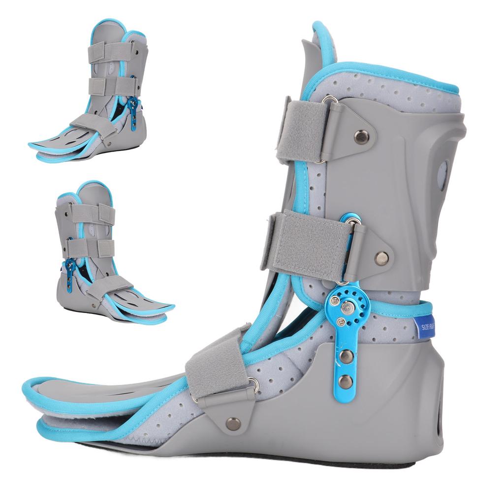 Ankle Support Stabilizer Brace Adjustable Angle 360° Protection Breathable Foot Drop Fixation Splint