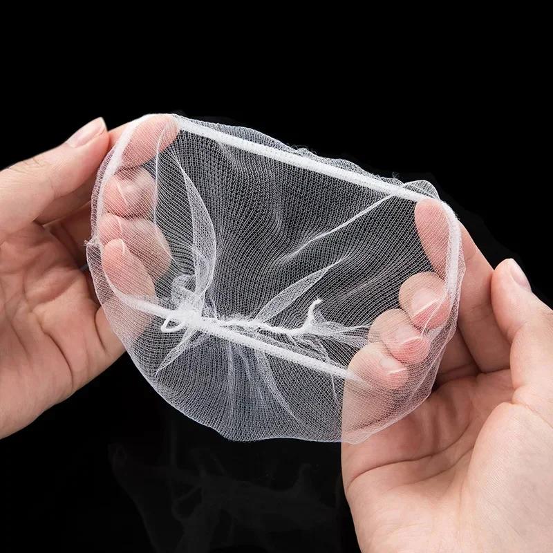 500/30pcs Disposable Sink Filter Mesh Bags Kitchen Sink Strainer Drain Hole Anti-blocking Garbage Bag Cleaning Strainers Net