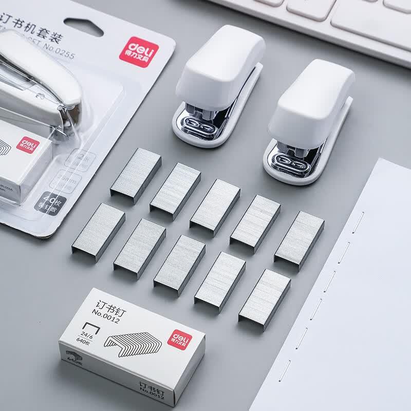 Deli 0255 Mini Stapler Set