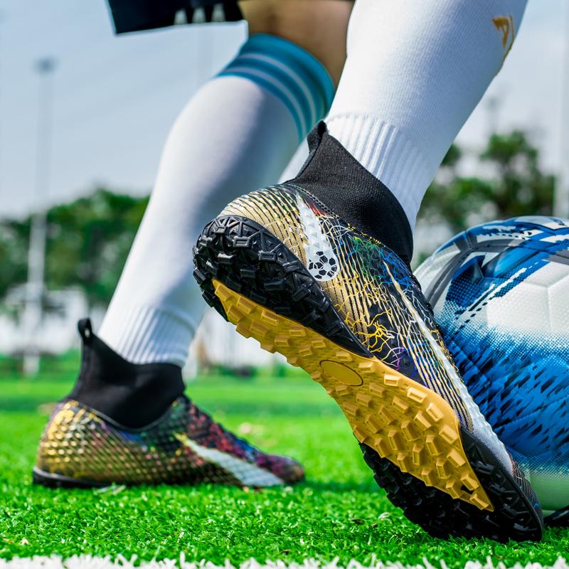 Футбольные бутсы унисекс, уличные/в помещении, футбольные бутсы для мальчиков и девочек, профессиональные тренировочные кроссовки по мини-футболу