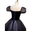 Evening dress women's 1011 new banquet temperament annual meeting French princess tutu dress solo vocal art test dress