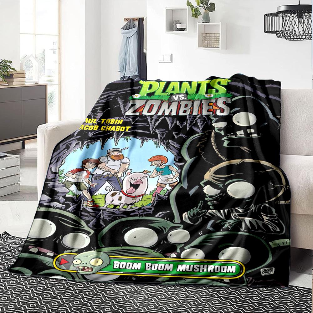 Plants Vs. Zombies Blanket Warmthful Decor Suitable for Livingroom Sofa Office Chair for All Occasions Warmthful Decor Birthday Christmas Gift Blanket
