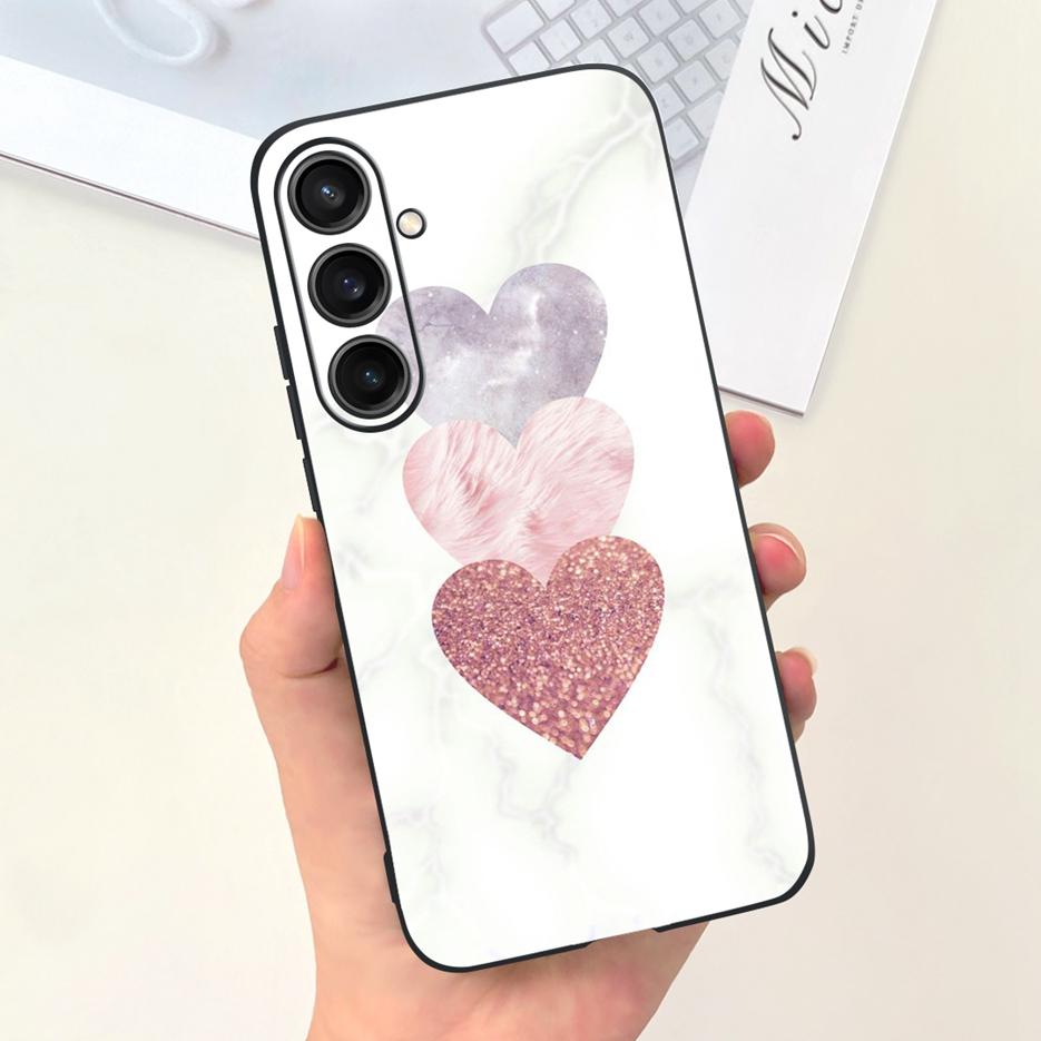 Для Samsung Galaxy S24 5G Чехол S24 Plus Новый Модный Мультяшный Чехол Мягкий Силиконовый Чехол для Телефона Для Samsung S24 Ultra S 24 S24+ Корпус