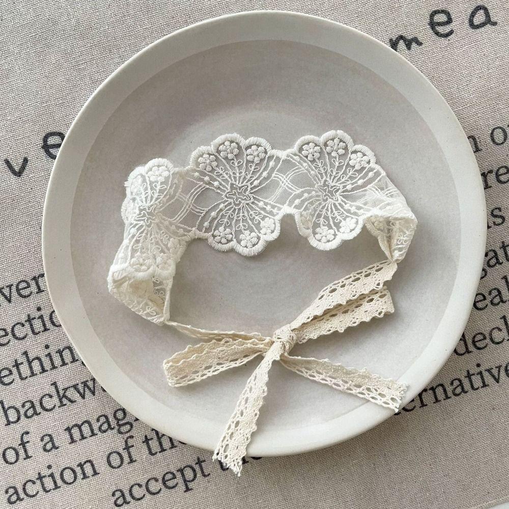 Белая кружевная повязка на голову для младенца, цветочная повязка на голову для девочки, повязка на голову для девочки, для детей ясельного возраста