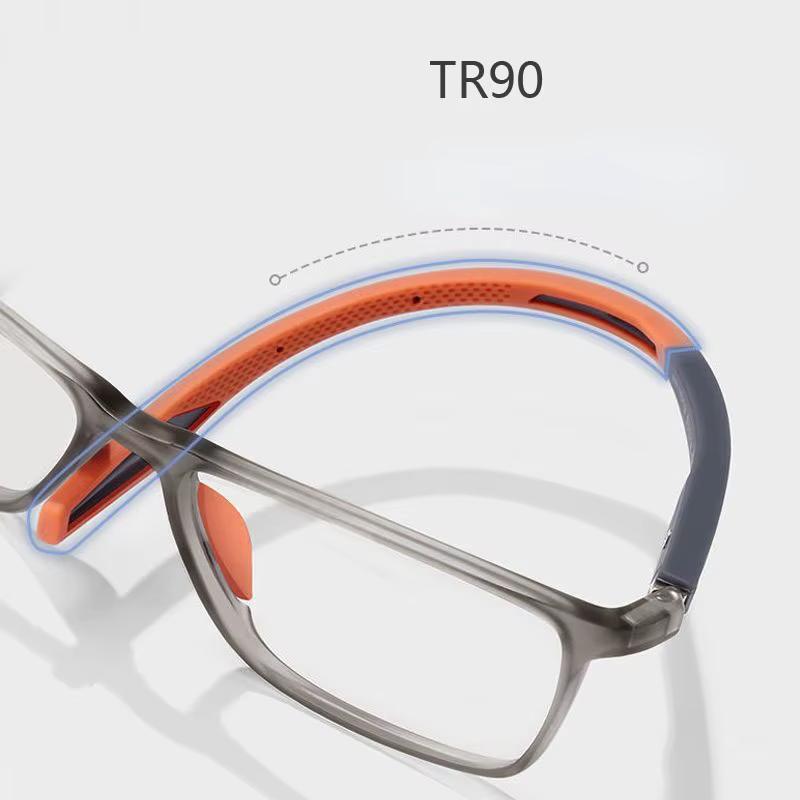 3 шт. Очки для чтения из TR90 для мужчин, пружинящие дужки, спортивные, с защитой от синего света, для пресбиопии, +100 до +400