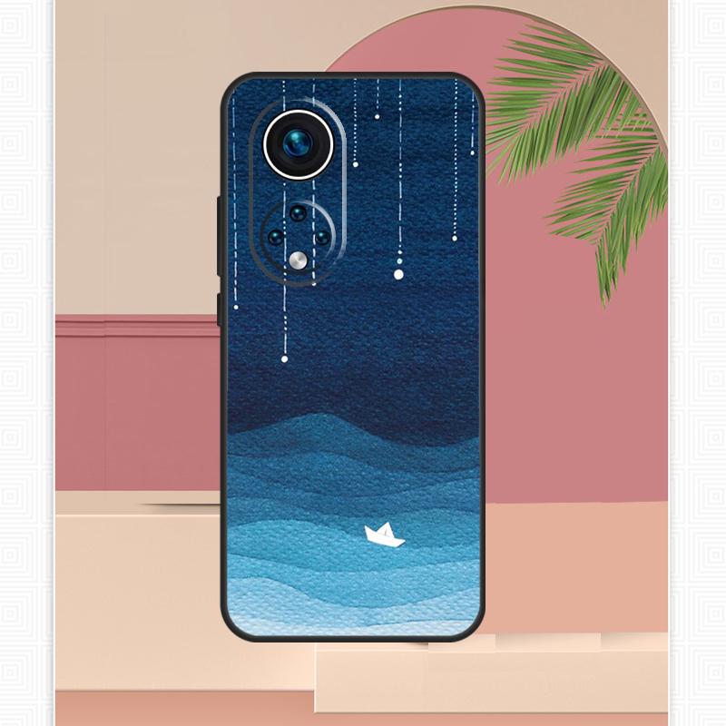 Морские волны парусник Чехол для Honor Magic 7 Lite 5 6 8 Pro Honor 400 200 X9c X9b X9a X8b X8a X8c 50 70 90 Чехол