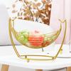 Nordic Creative Fruit Basket Stylish Snack Elegant Iron Design Personality Storage Fruit Basket for Home