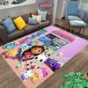Ковер Disney Gabbys Dollhouse, Коврик для гостиной, спальни, Дивана, Кухни, Декоративный коврик для прихожей, Детский нескользящий прочный коврик для пола, Подарок