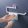 Punch-Free Wall-Mounted Kitchen Paper Towel & Storage Shelf - Free Shipping for Newcomers 1.23
