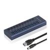 10-портовый USB 3.0 концентратор с независимыми переключателями и док-станция с высоким током