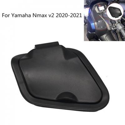 Для Yamaha Nmax v2 20-21 Улучшенная крышка бокового кармана, водонепроницаемый колпачок зарядного устройства, черный