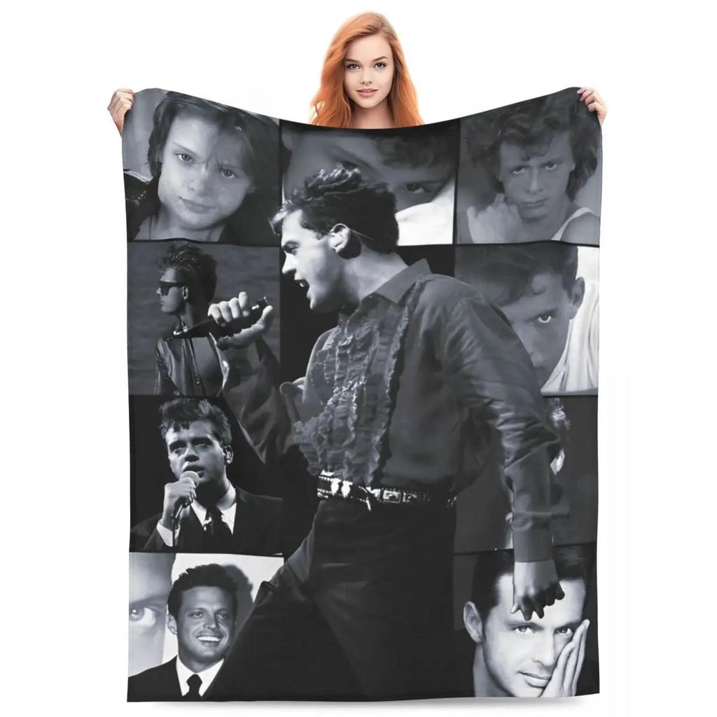 Плед-одеяло Luis Miguel Tour Eras Флисовое Дышащее Ультрамягкое Плед для Дома Автомобиля Покрывало