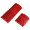 2Pcs Wood Graining Rubber Wall Brush Painting Tools Texture Pattern Scumble Tool Red