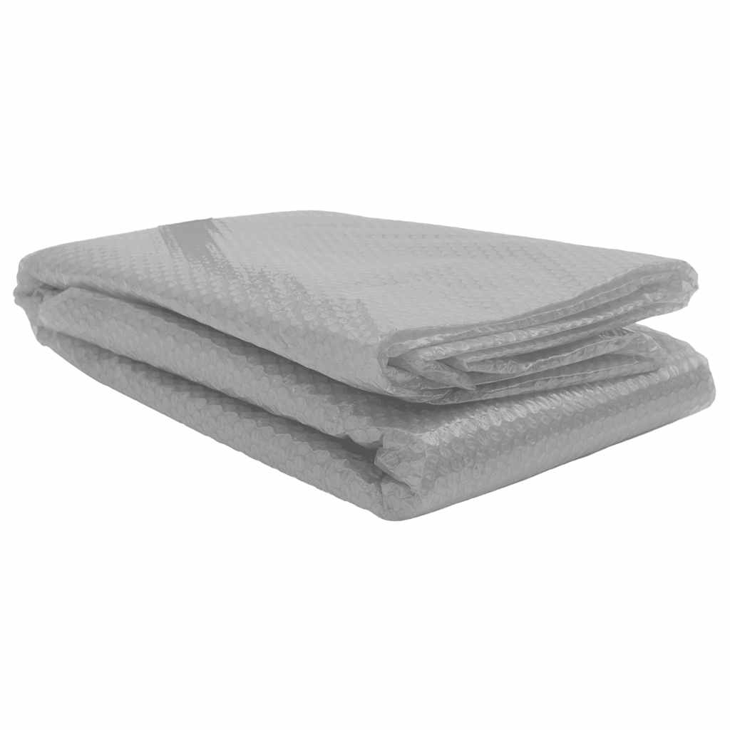 Solar Pool Cover PE 450 x 220 cm Grey