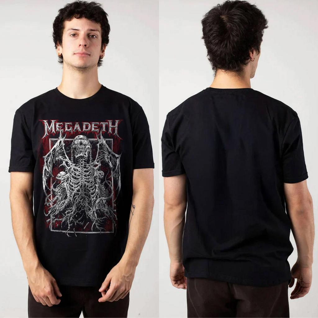 Youthanasia Tracklist Megadeth Band TShirt Cotton Graphic Tee Unisex Women Summer Streetwear